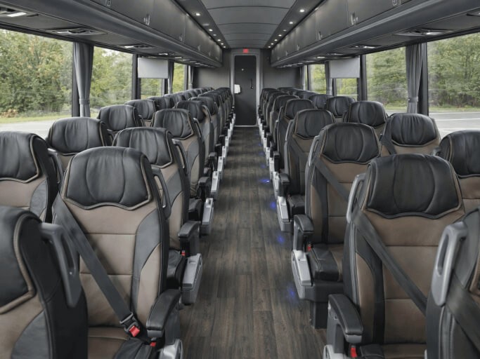 charter bus seating