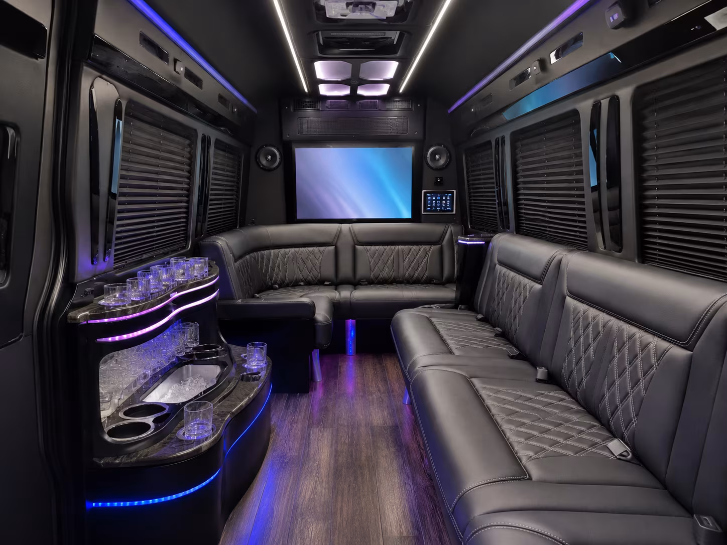 book a bus for the bachelorette night rehearsal dinner and every wedding weekend trip