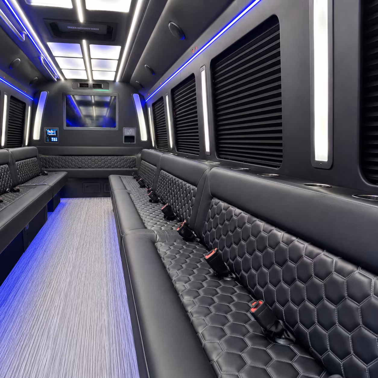 tustin party bus rentals inside