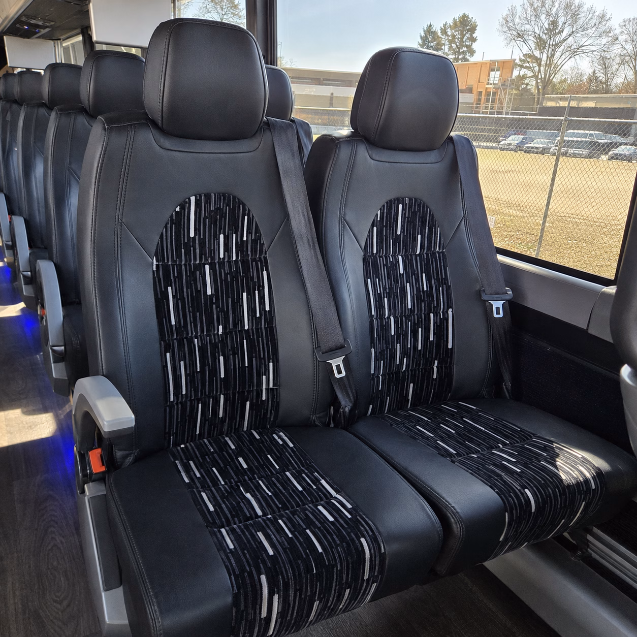 tustin wedding transportation onboard seating